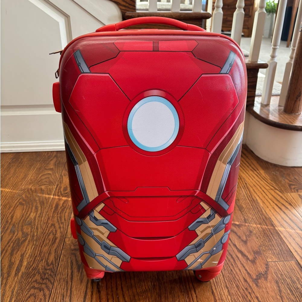 Marvel Iron Man Red Suitcase